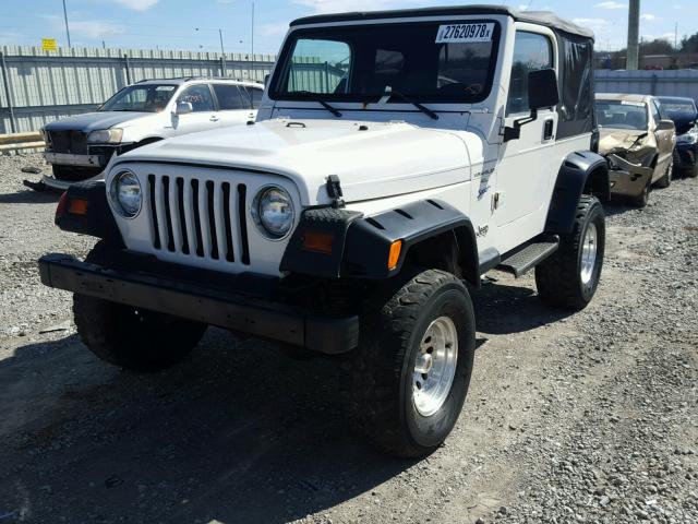 1J4FY19SXVP543006 - 1997 JEEP WRANGLER / WHITE photo 2