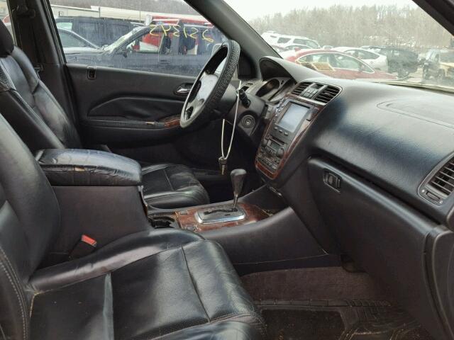 2HNYD18291H535161 - 2001 ACURA MDX GRAY photo 5