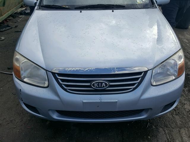 KNAFE122285575180 - 2008 KIA SPECTRA EX SILVER photo 7