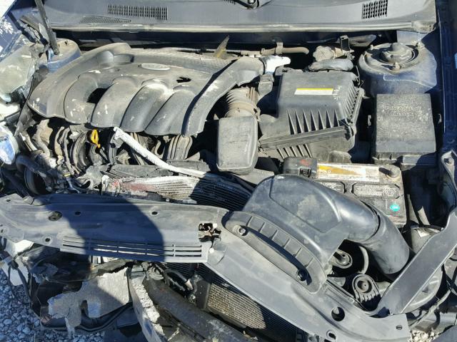 KNAGE123385216661 - 2008 KIA OPTIMA LX BLUE photo 7