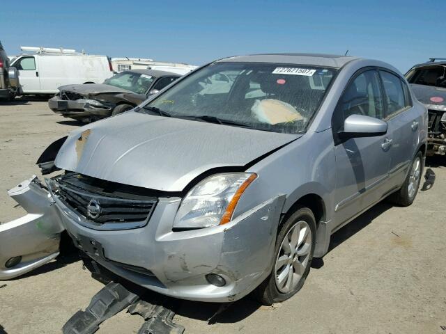 3N1AB6AP2BL645268 - 2011 NISSAN SENTRA 2.0 SILVER photo 2