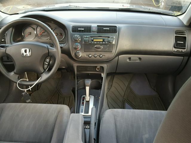 1HGES16515L023478 - 2005 HONDA CIVIC LX GRAY photo 9