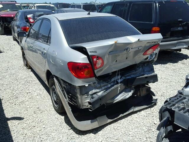 1NXBR32EX4Z243544 - 2004 TOYOTA COROLLA CE SILVER photo 3