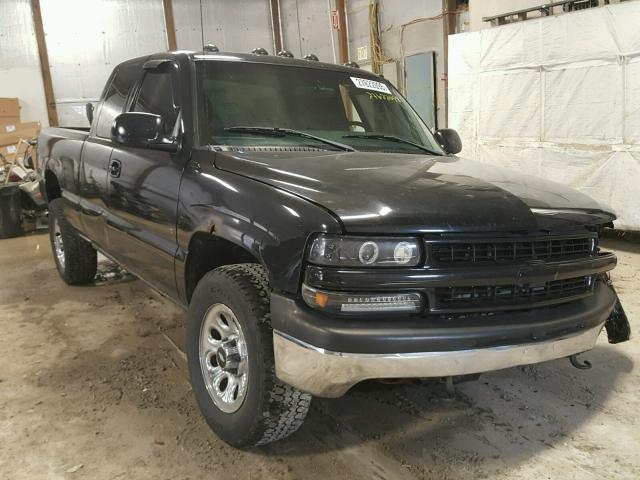 2GCEK19T111287454 - 2001 CHEVROLET SILVERADO BLACK photo 1