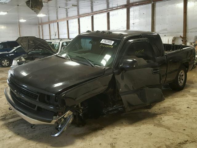 2GCEK19T111287454 - 2001 CHEVROLET SILVERADO BLACK photo 9