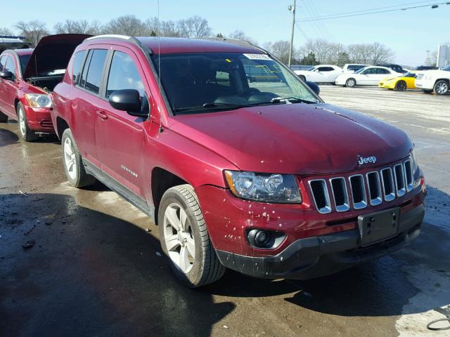 1C4NJCBA7GD615769 - 2016 JEEP COMPASS SP RED photo 1