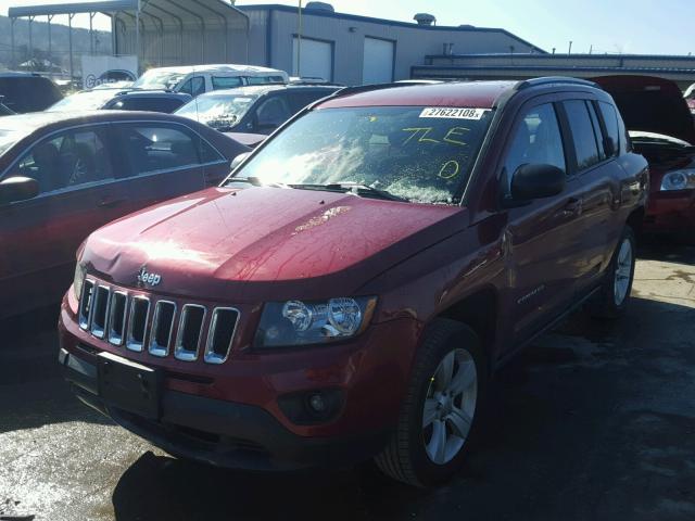 1C4NJCBA7GD615769 - 2016 JEEP COMPASS SP RED photo 2