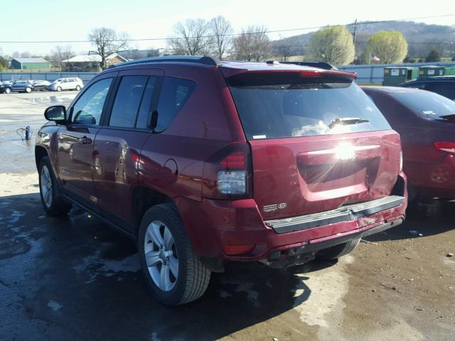 1C4NJCBA7GD615769 - 2016 JEEP COMPASS SP RED photo 3