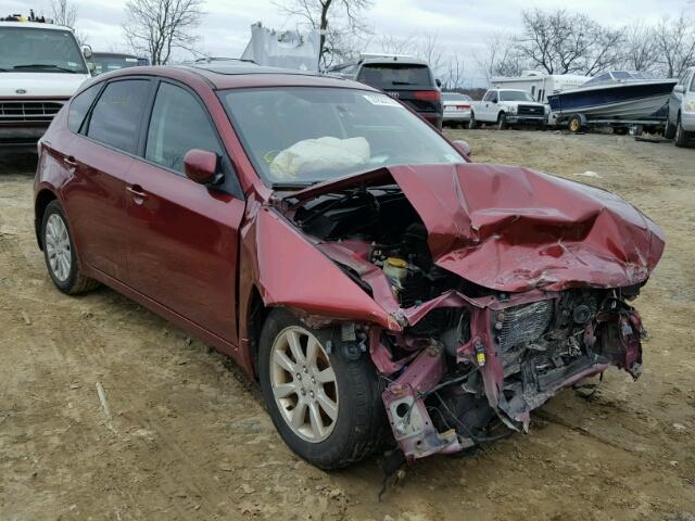 JF1GH6B63AH803826 - 2010 SUBARU IMPREZA 2. RED photo 1