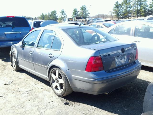 3VWVH69M53M159005 - 2003 VOLKSWAGEN JETTA GLI GRAY photo 3