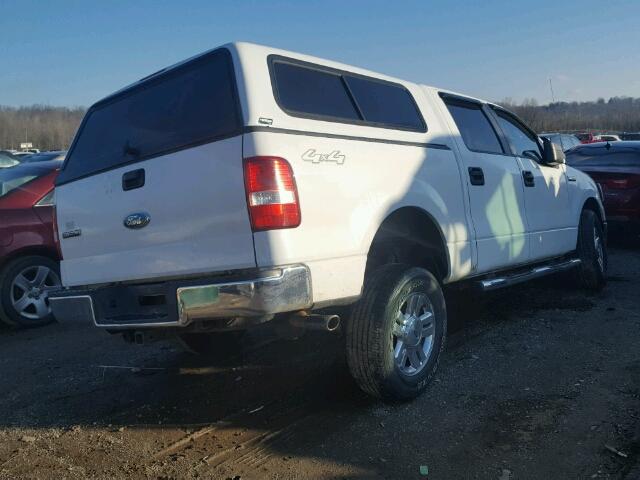 1FTPW14V97KC34001 - 2007 FORD F150 SUPER WHITE photo 4