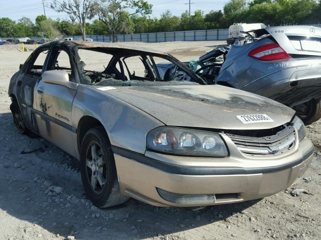 2G1WH55K439205432 - 2003 CHEVROLET IMPALA LS GOLD photo 1