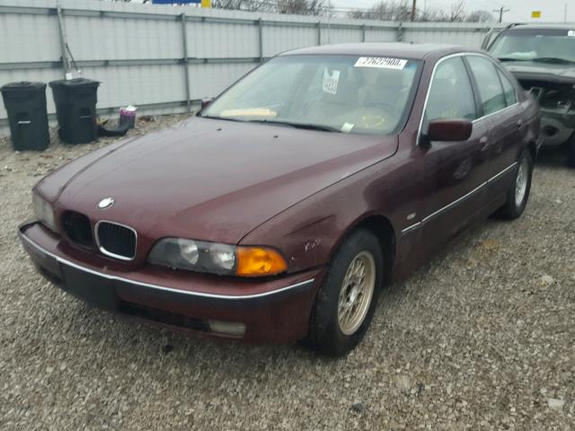 WBADD6329WBW42619 - 1998 BMW 528 I AUTO BURGUNDY photo 2