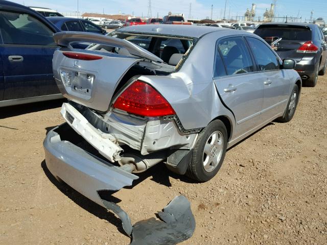 1HGCM56876A138957 - 2006 HONDA ACCORD EX GRAY photo 4