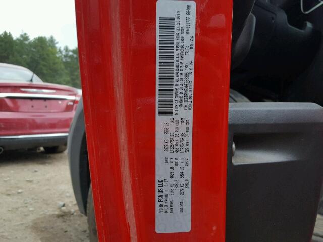 3C6TRVNGXHE523395 - 2017 RAM PROMASTER 红色 照片 10