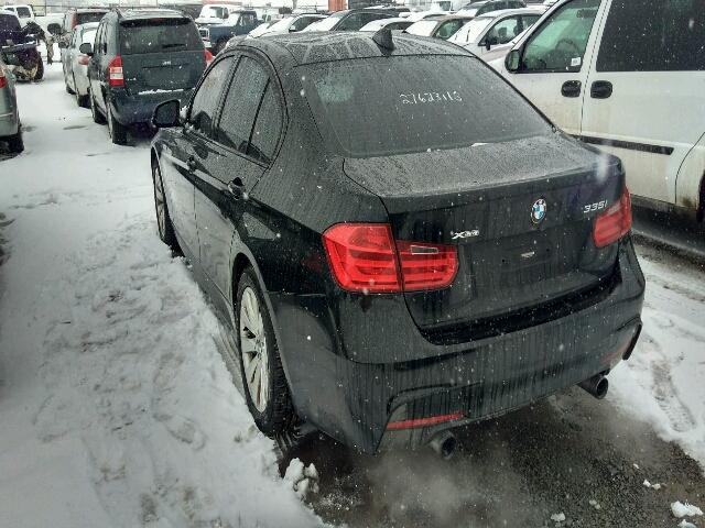 WBA3B9C54DJ437239 - 2013 BMW 335 XI أسود صورة 3