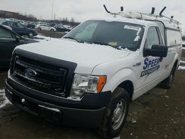 1FTNF1CT6DKE88820 - 2013 FORD F150 WHITE photo 2