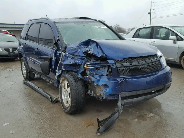 2CNDL13F186048877 - 2008 CHEVROLET EQUINOX LS BLUE photo 1