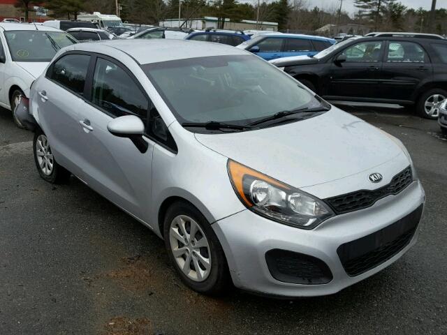 KNADM5A37D6301618 - 2013 KIA RIO LX Արծաթագույն լուսանկար 1