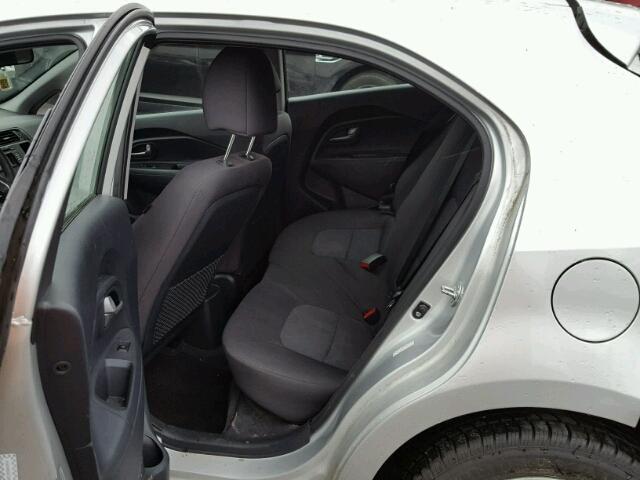 KNADM5A37D6301618 - 2013 KIA RIO LX Արծաթագույն լուսանկար 6