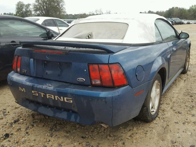 1FAFP45X2YF107116 - 2000 FORD MUSTANG GT BLUE photo 4