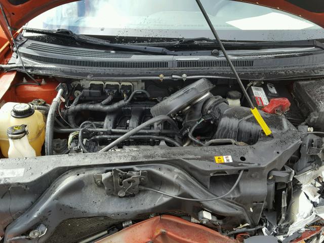 2FMDK38C58BA72006 - 2008 FORD EDGE SEL ORANGE photo 7