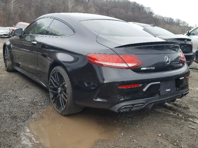 WDDWJ8HB5HF503954 - 2017 MERCEDES-BENZ C 63 AMG-S BLACK photo 3