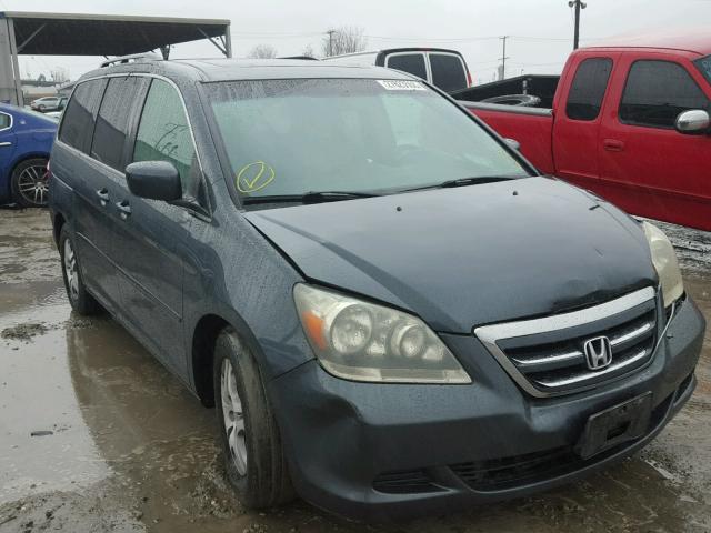 5FNRL38796B410601 - 2006 HONDA ODYSSEY EX GREEN photo 1