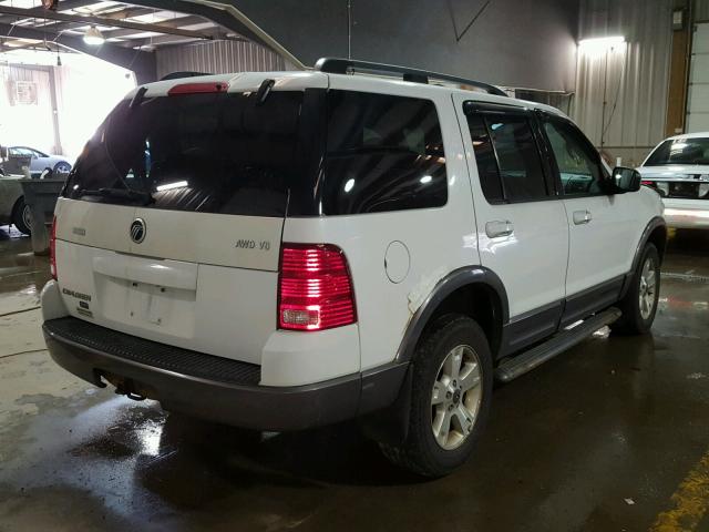 1FMZU73K43UC01524 - 2003 FORD EXPLORER X WHITE photo 4