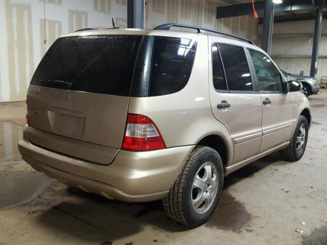 4JGAB54E52A320084 - 2002 MERCEDES-BENZ ML 320 GOLD photo 4