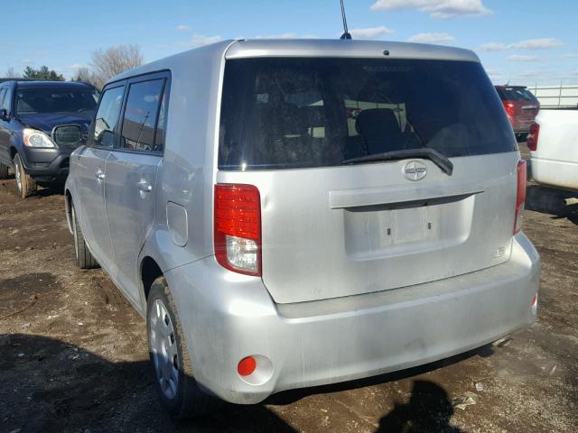 JTLZE4FEXCJ027020 - 2012 TOYOTA SCION XB 银色 照片 3