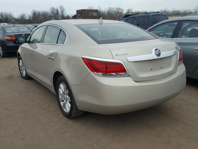 1G4GA5ED8BF126946 - 2011 BUICK LACROSSE C TAN photo 3