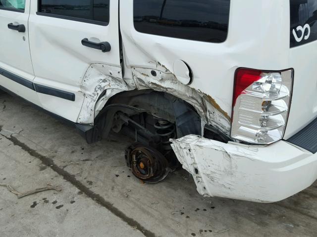 1J8GP28K88W141458 - 2008 JEEP LIBERTY SP WHITE photo 9