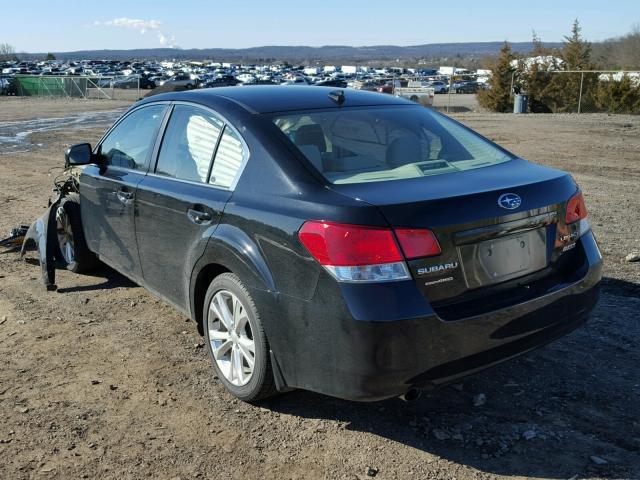 4S3BMBC6XE3010419 - 2014 SUBARU LEGACY 2.5 BLACK photo 3