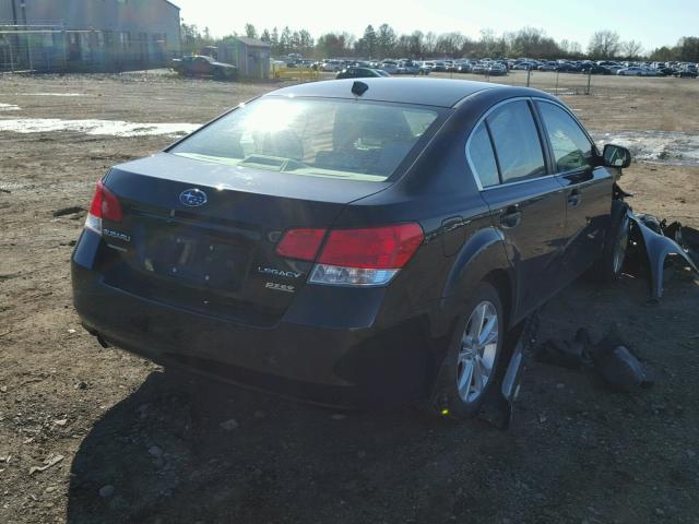 4S3BMBC6XE3010419 - 2014 SUBARU LEGACY 2.5 BLACK photo 4