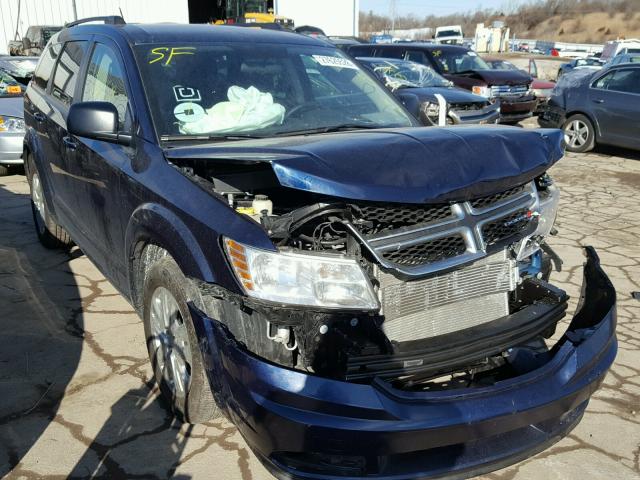 3C4PDCAB6HT582494 - 2017 DODGE JOURNEY SE BLUE photo 1