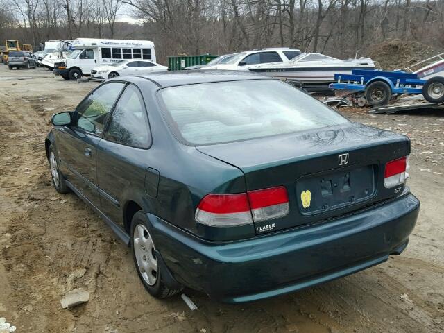 1HGEJ8247XL018538 - 1999 HONDA CIVIC EX Yaşıl foto 3