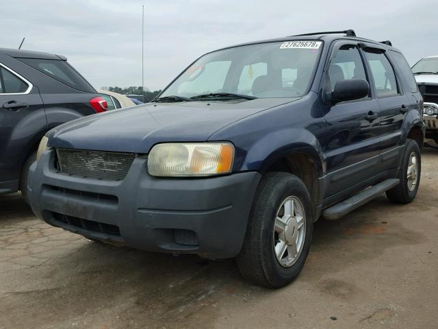 1FMYU02134KA88383 - 2004 FORD ESCAPE XLS BLUE photo 2