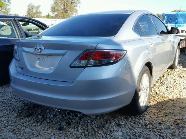 1YVHZ8DH3C5M11224 - 2012 MAZDA 6 I SILVER photo 4