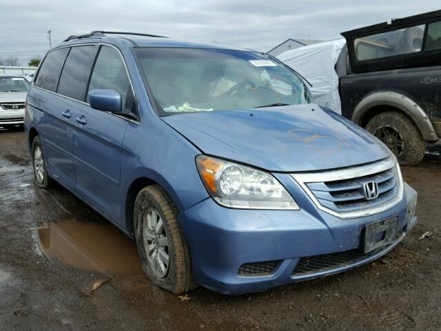 5FNRL38468B059204 - 2008 HONDA ODYSSEY EX BLUE photo 1