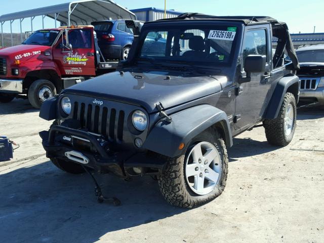 1C4GJWAG2EL298020 - 2014 JEEP WRANGLER S Grafit foto 2