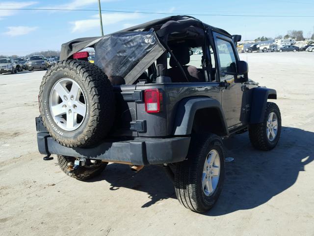 1C4GJWAG2EL298020 - 2014 JEEP WRANGLER S Grafit foto 4