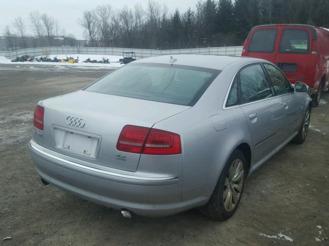 WAUMV94E28N002552 - 2008 AUDI A8 L QUATT GRAY photo 4