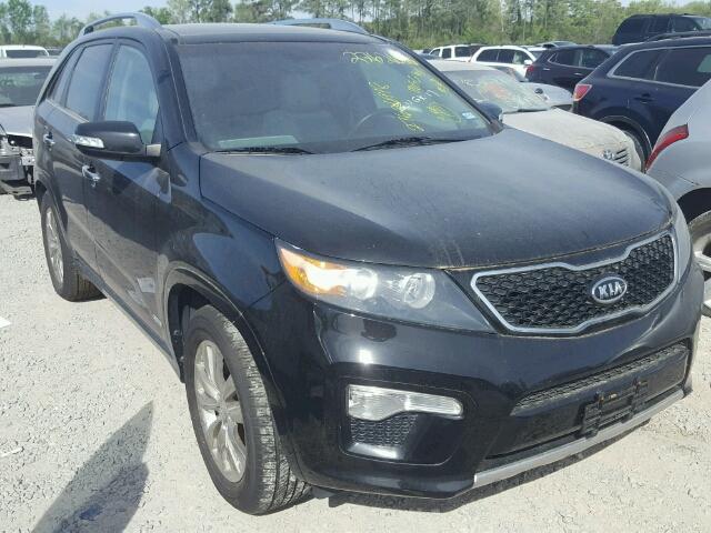 5XYKWDA27BG121362 - 2011 KIA SORENTO SX BLACK photo 1