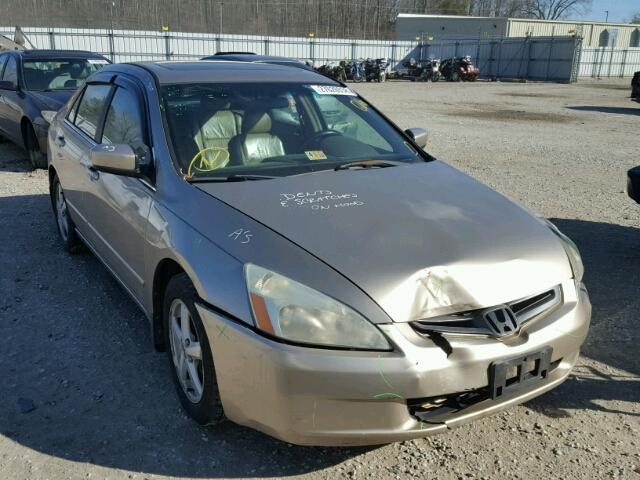 1HGCM566X3A087674 - 2003 HONDA ACCORD EX TAN photo 1