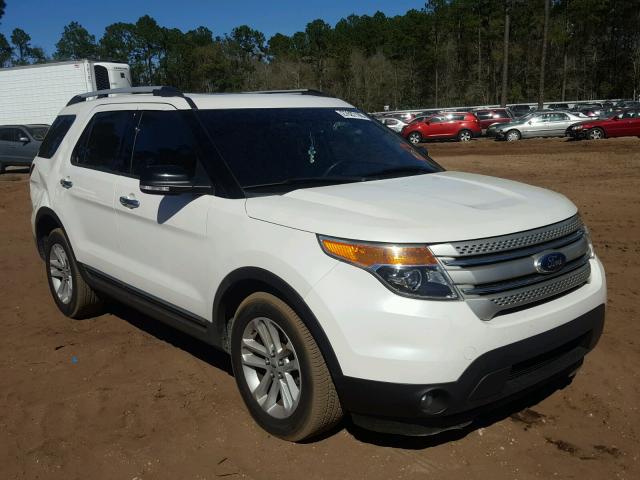 1FM5K7D81DGC43382 - 2013 FORD EXPLORER X WHITE photo 1