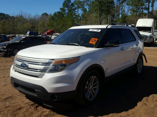 1FM5K7D81DGC43382 - 2013 FORD EXPLORER X WHITE photo 2