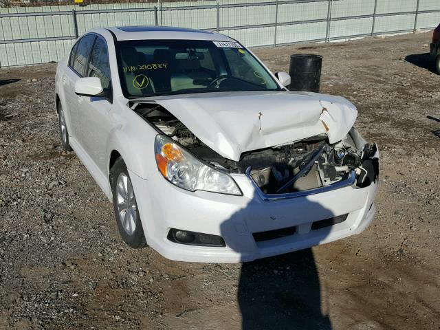 4S3BMCG60A3240884 - 2010 SUBARU LEGACY 2.5 WHITE photo 1