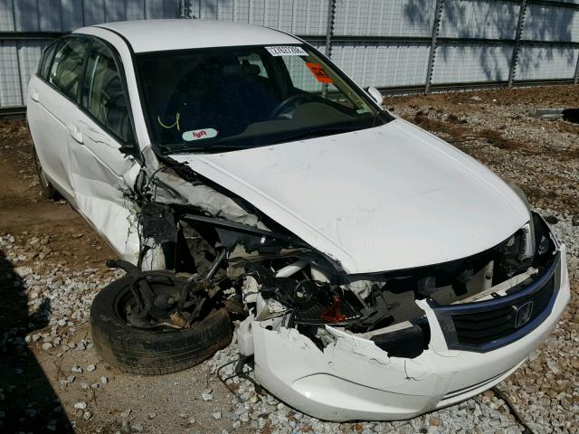 1HGCP26358A129901 - 2008 HONDA ACCORD LX WHITE photo 1