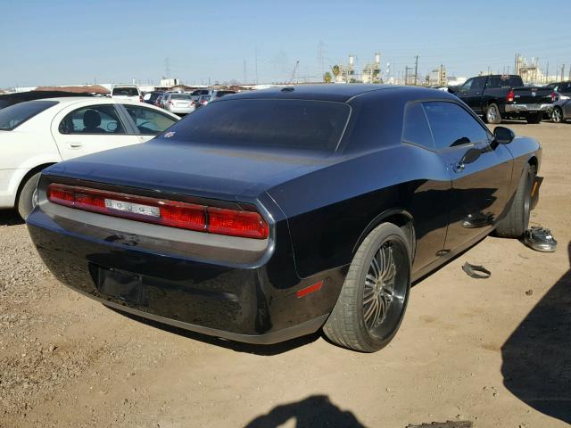 2B3CJ4DV7AH249529 - 2010 DODGE CHALLENGER BLACK photo 4